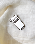 VE/LA Paper Cup Enamel Pin