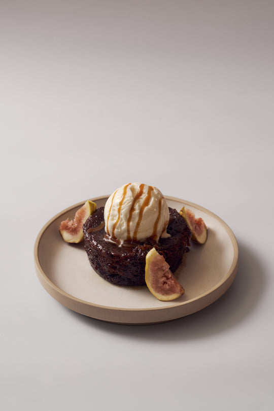 Sticky Toffee Pudding with Hokkaido ice cream