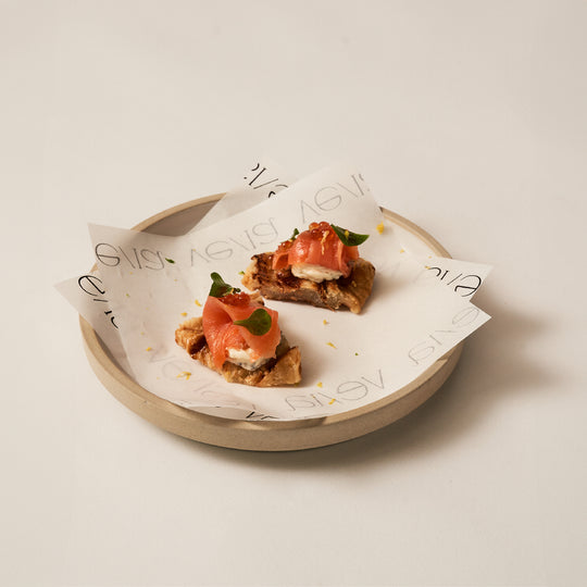 Smoked Salmon Ikura Bites