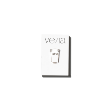 VE/LA Paper Cup Enamel Pin