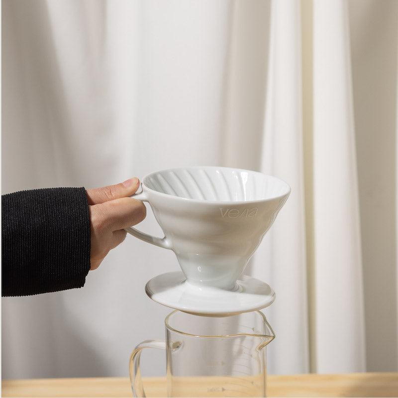 Hario V60 Coffee Dripper 02 (Ceramic White)
