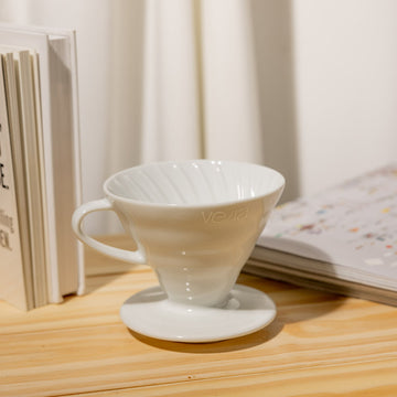 Hario V60 Coffee Dripper 02 (Ceramic White)