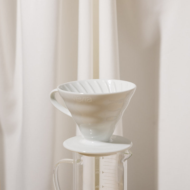 Hario V60 Coffee Dripper 02 (Ceramic White)